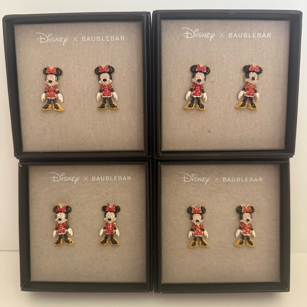 Disney x BaubleBar Minnie Mouse Earring Set